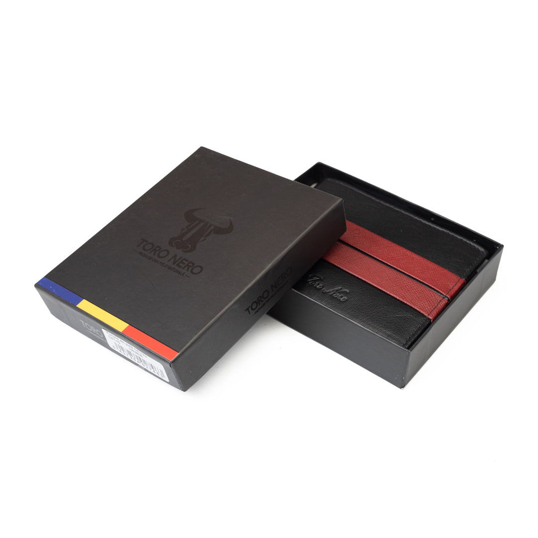 Portofel barbati din piele naturala negru Carol,protectie RFID