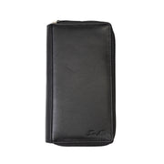 Portofel femei din piele naturala negru Ina,protectie Rfid