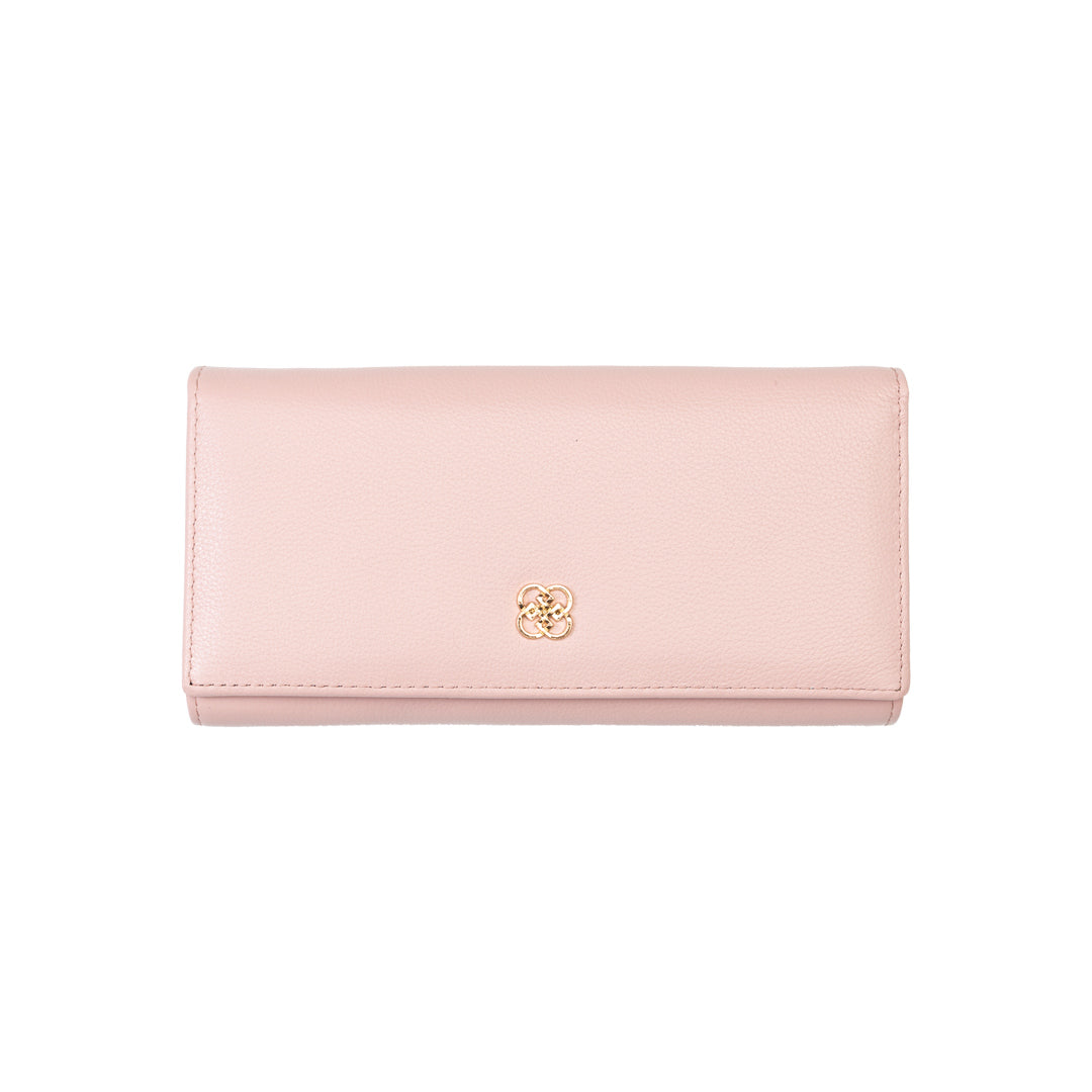 Portofel femei din piele naturala roz pudra-detail Reset