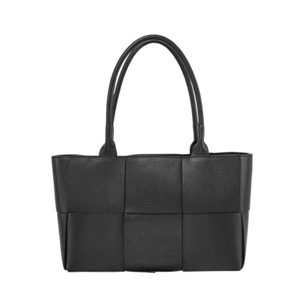 Geantă damă din piele naturala neagra Nadine
