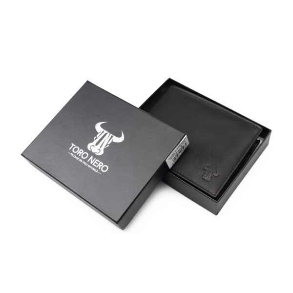Portofel barbati din piele naturala negru Maxim,protectie RFID